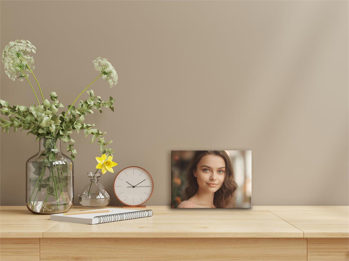 Acrylic L Shape Photo Frame 7X5"