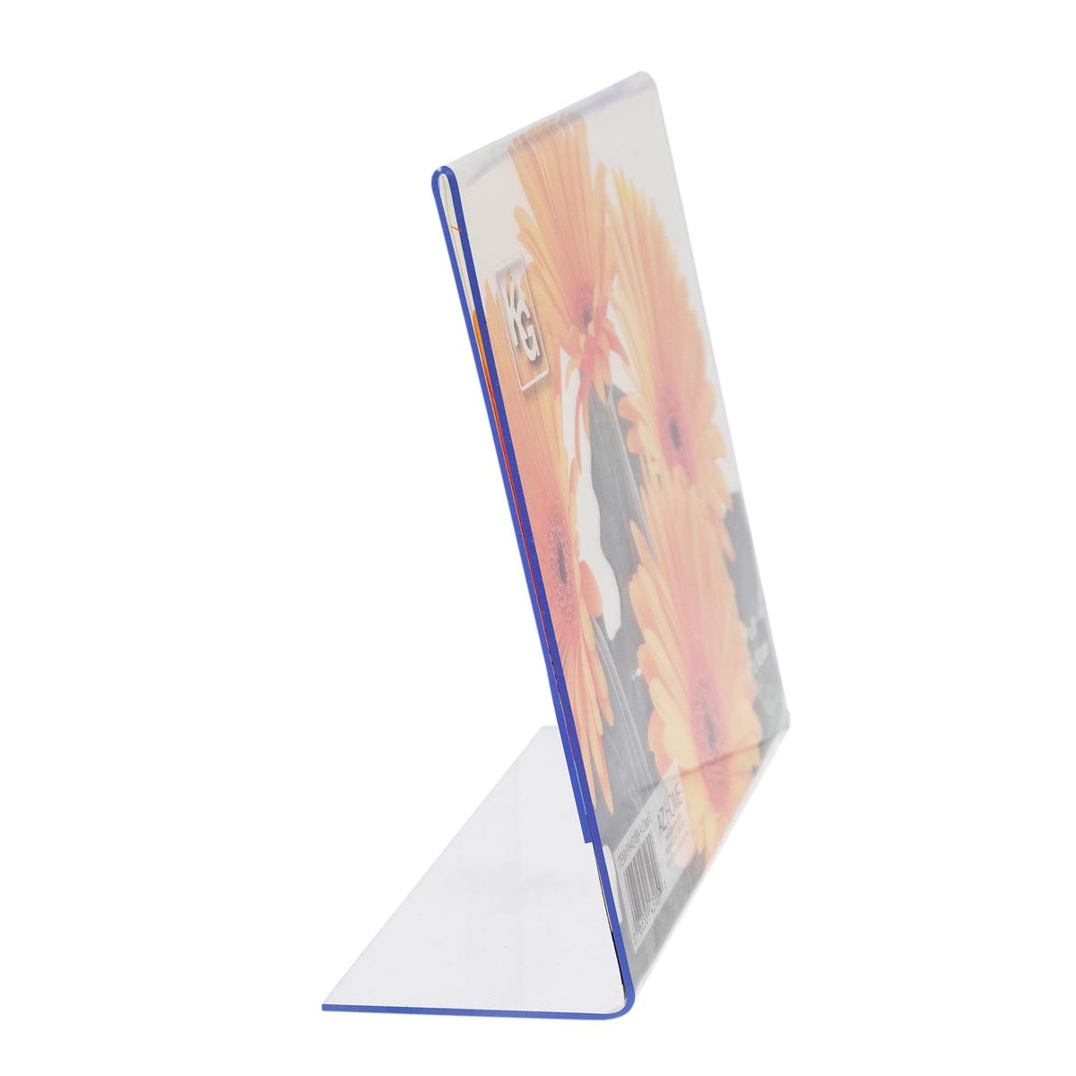 Acrylic L Shape Photo Frame 7X5"