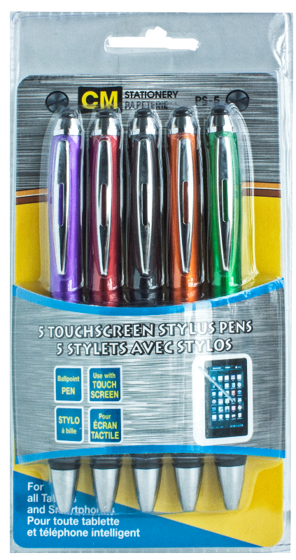 5pk Stylus with pen