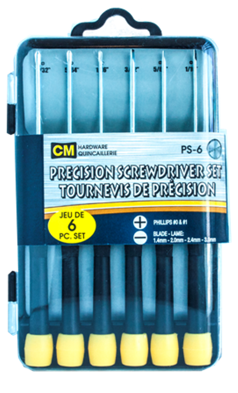 6pk Precision Screwdriver Set