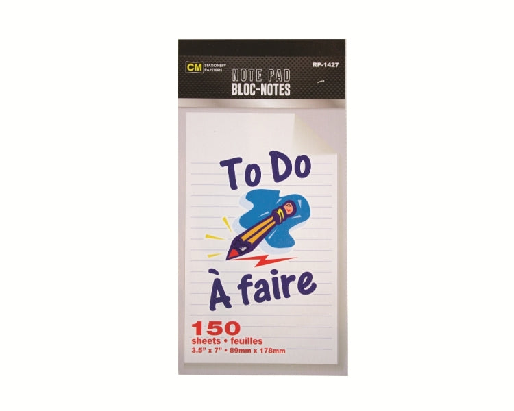 Things To Do Shopping List..150 Sheets