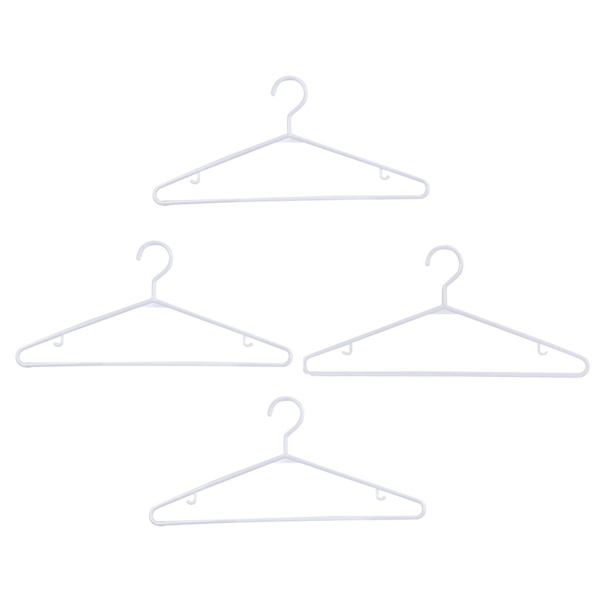 4-Pk White Hangers
