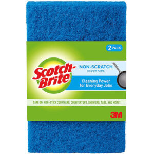 Scotch Brite Scour Pads Non-Scratch 2Pk