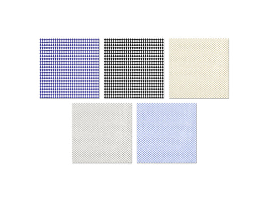 Scrapbook Paper: 12"x12" Glitter Cardstock 250gsm Assorted 5 colors, 5 Sheets D) Diamond Dazzle