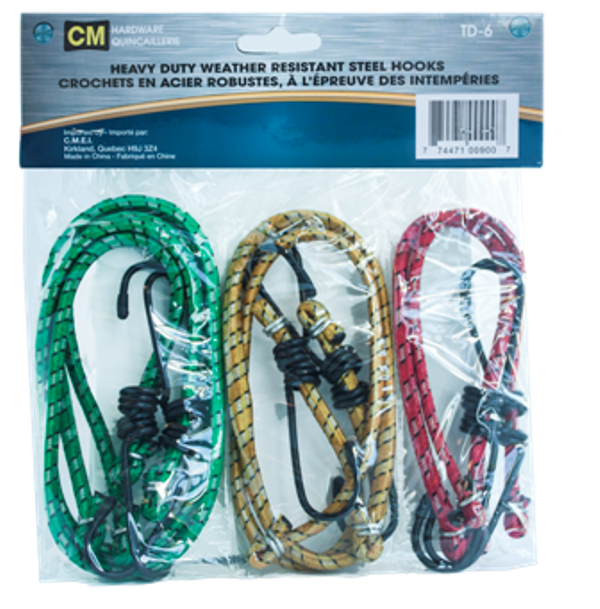 6pcs stretch cords