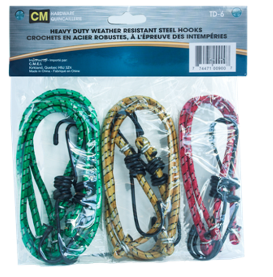 6pcs stretch cords