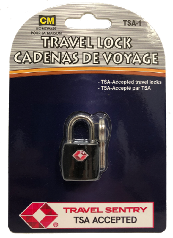Keyed Travel Padlock - TSA Accepted