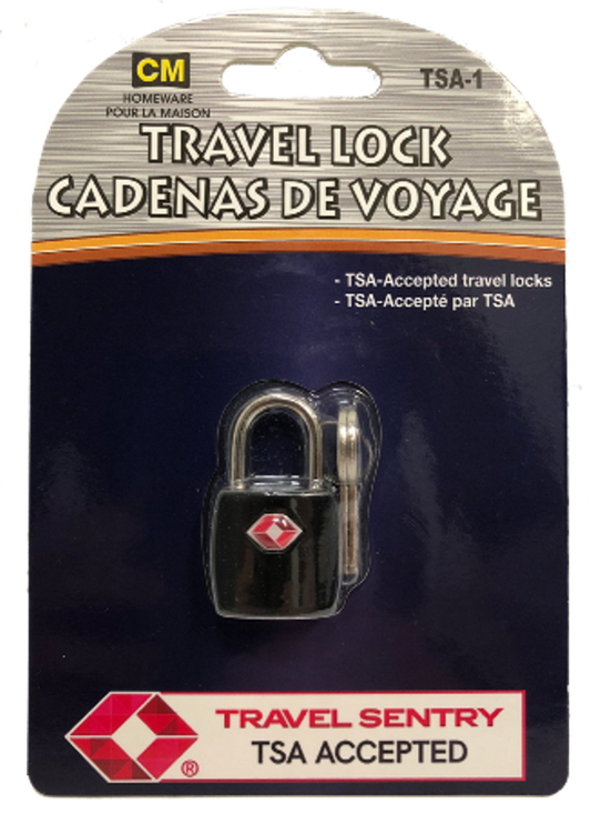 Keyed Travel Padlock - TSA Accepted