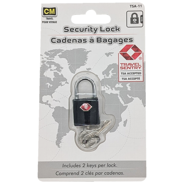 TSA Security Lock - with 2 keys