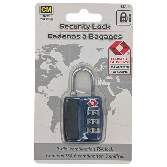 TSA Security Lock - 3 dial Comination
