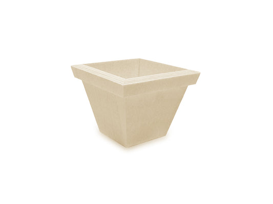 Wood Craft: 3"x2.4" Mini Square Flower Pot
