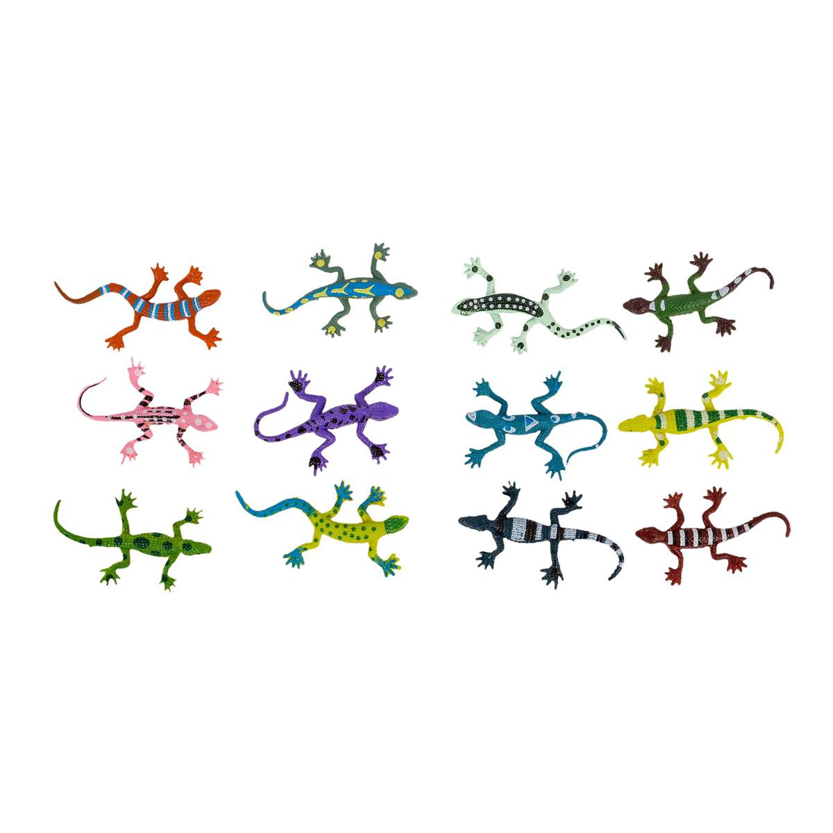 Nature's Critters,6-pc,Small lizard PVC bag, 2/s,  header card