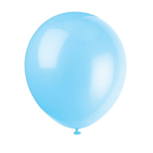 12" Latex Balloons  10ct - Baby Blue