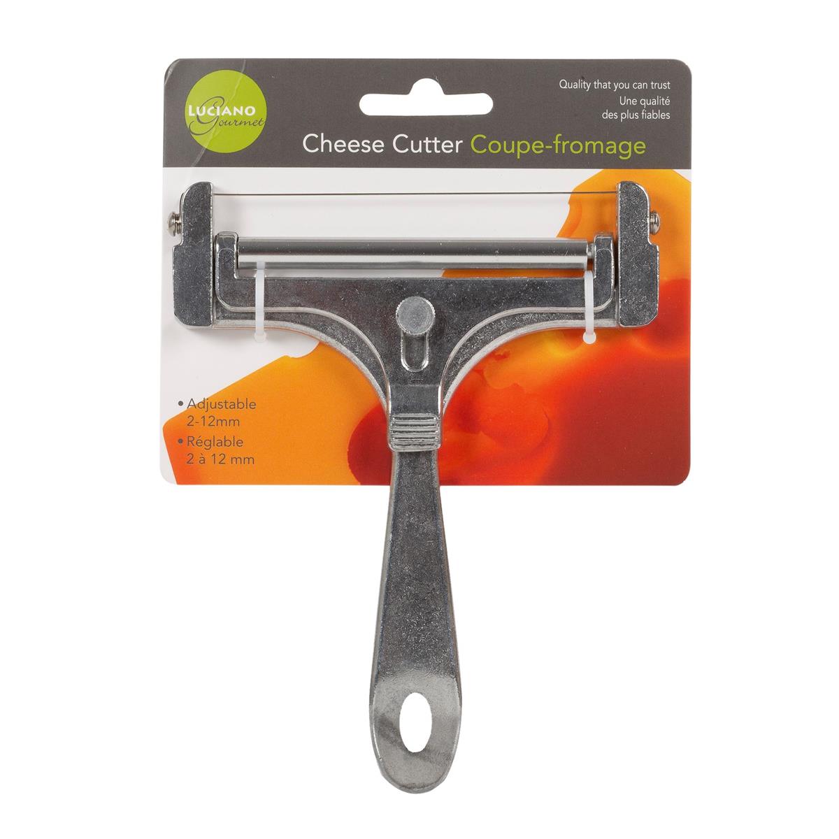 L.G Adjustable Wide Cheese Cutter, 2-12mm, Aluminium, t.o.c.