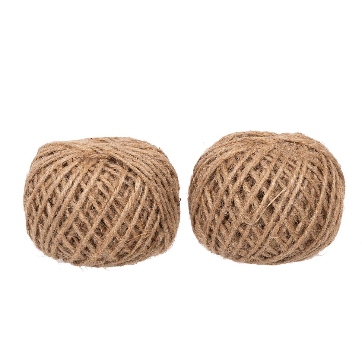 Garden E. 2pk 48M Balls of  Jute Twine, pbh