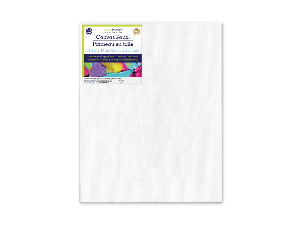 Canvas Panels Primed: 11"x14" Artist Quality