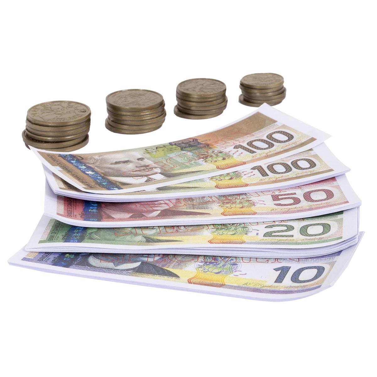 Canadian Play Money Set ,b/c