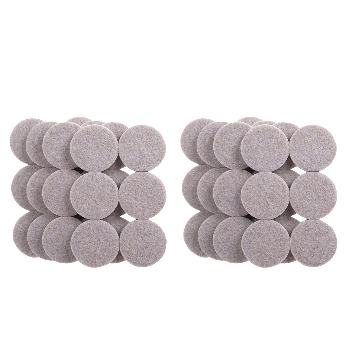 H.E.48-Pc 3/4" Floor Protector Pads Blister Card