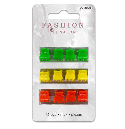 HAIR CLIPS - 12 PCS 6.5*12cm
