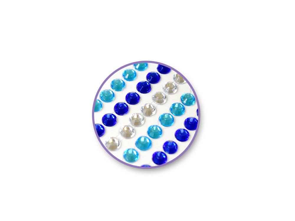 Paper Craft Sticker: 4mm Gem Lines 1029pc Value-Pack E) Ocean