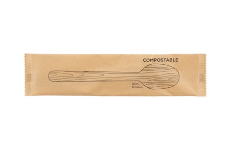 iECO BIRCH SOUPSPOON INDIVIDUALLY WRAPPED PK 500/CS (1692519)