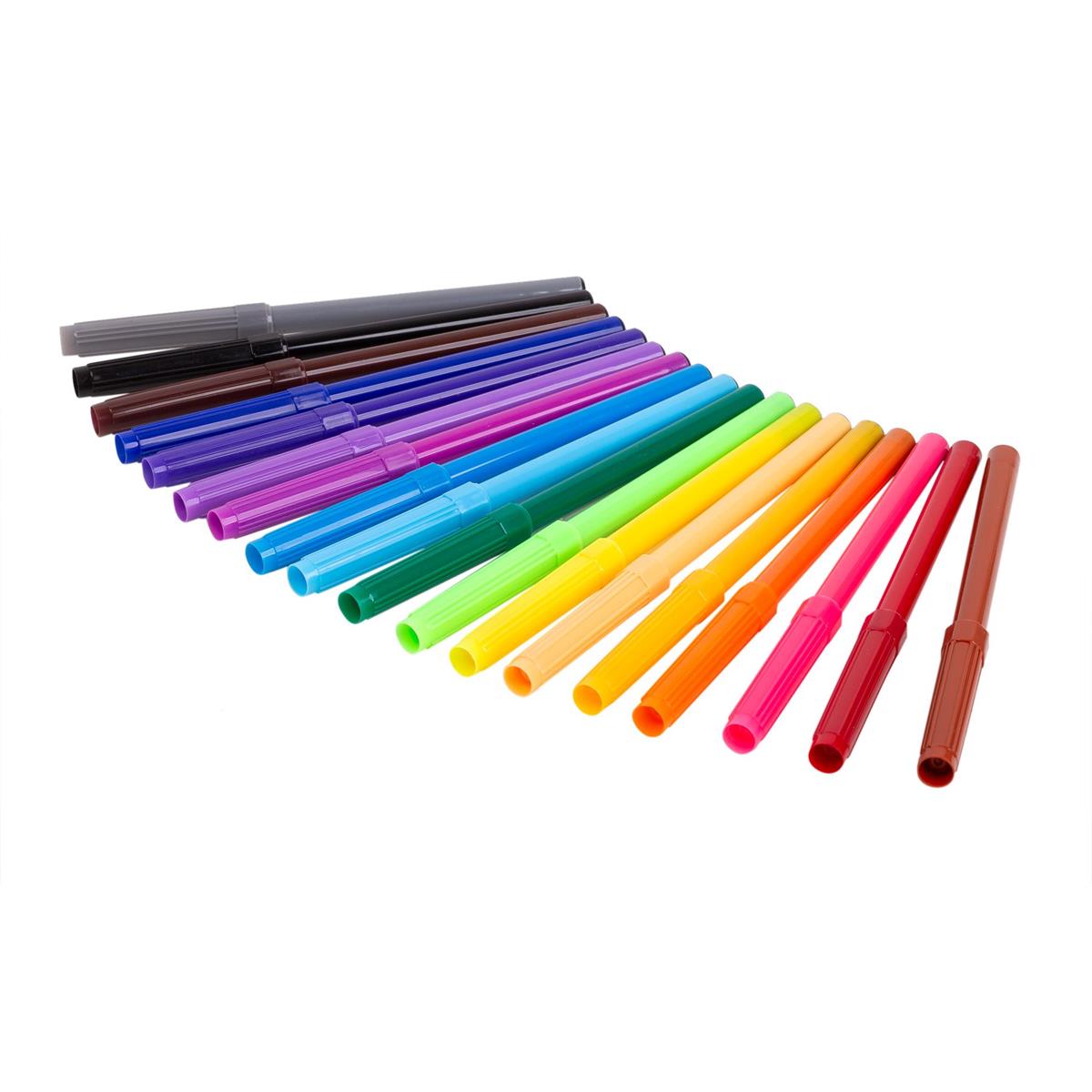 Fine Point Markers: 18 markers/PK