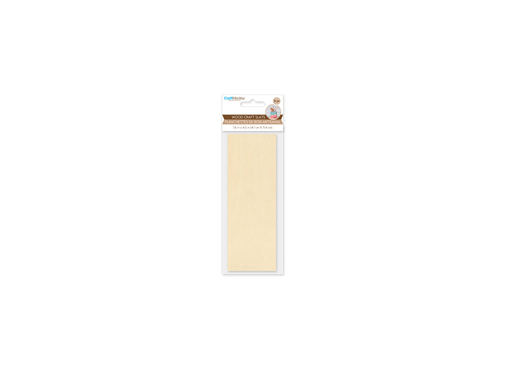 Craftwood: 1 5/8"x4.5" DIY Plywood Slat x6