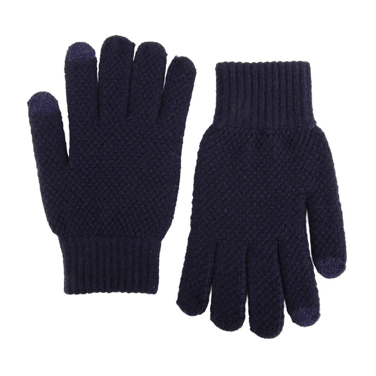 Nordic T. Knit Glove w Touch,3 asst, w cuff strap, hc