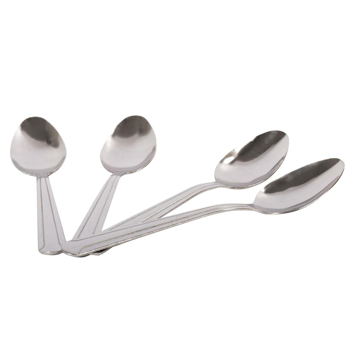 Luciano 4-pc Dlx. S/S Teaspoons, header (HZ)
