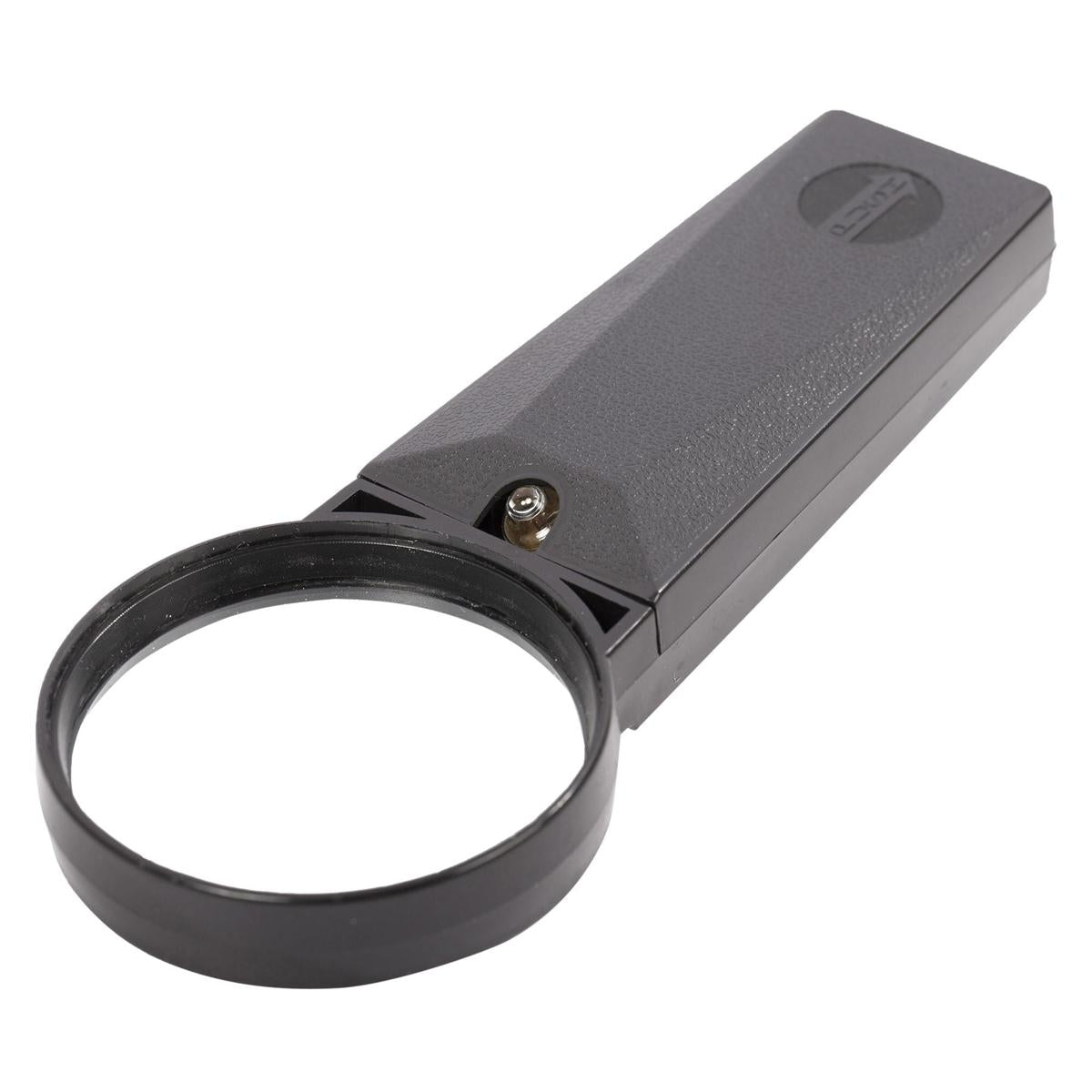 O.WKs.  2-3/8" Magnifying Glass w/ Light&Glass Lens,B/O, b/c