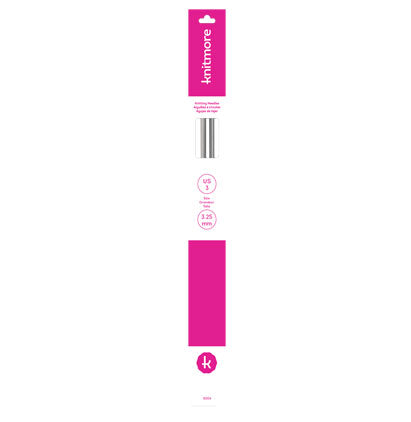 35CM KNITTING NEEDLES 3.25MM