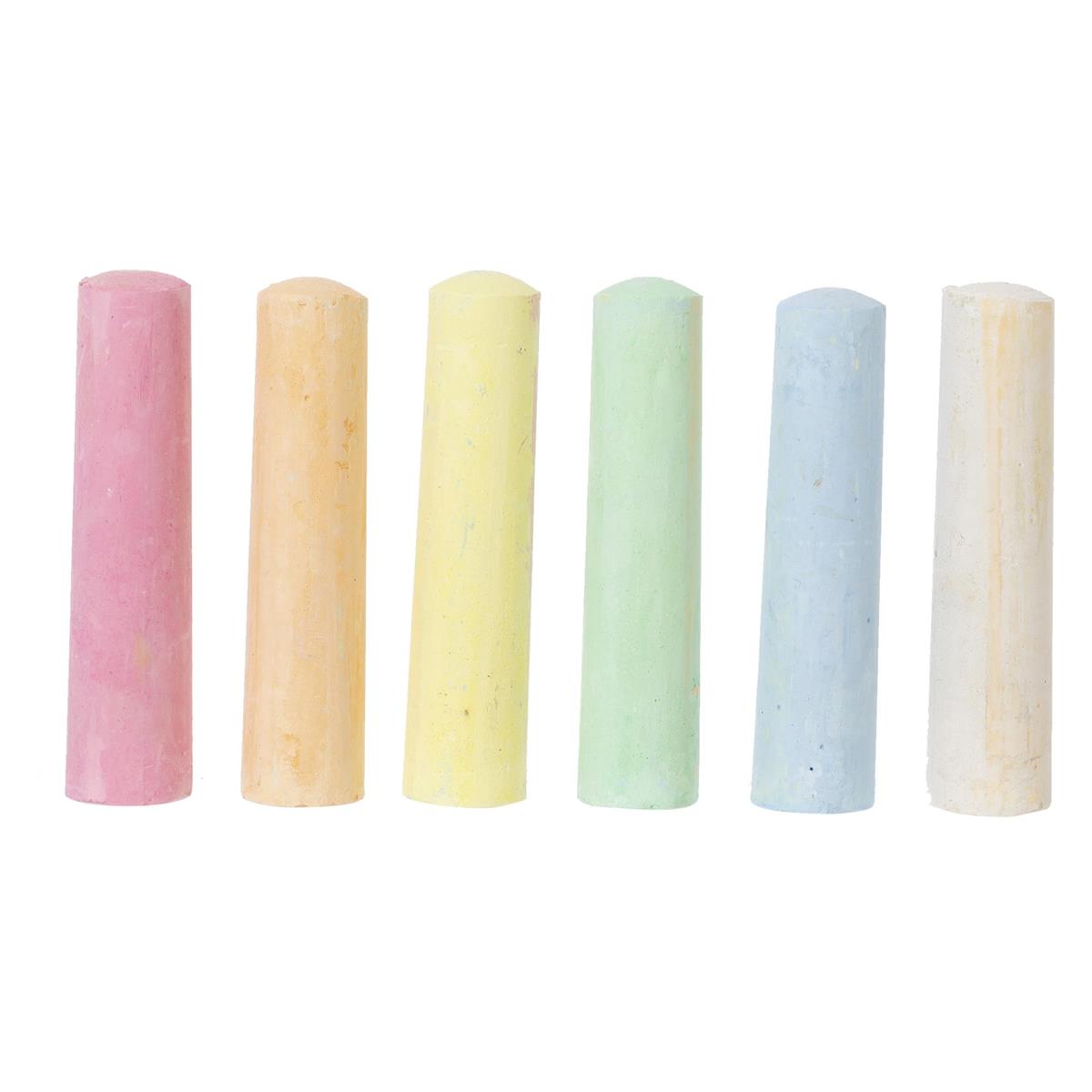 Sunny Dayz 12ct. Boxed Jumbo Sidewalk Chalk,5th Panel Window Box