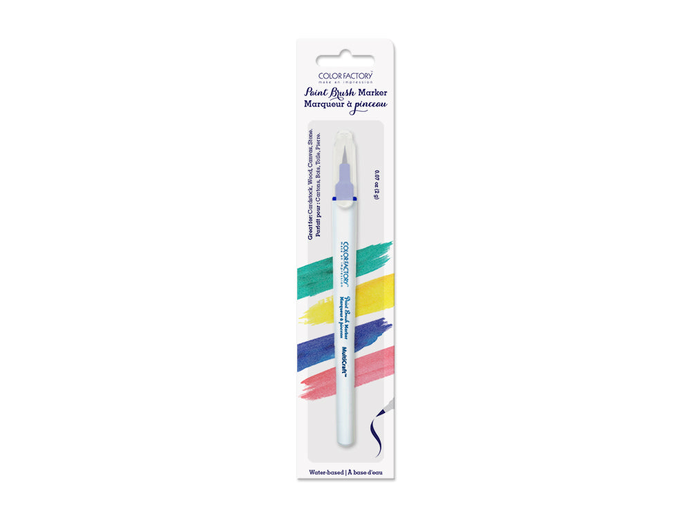 Color Factory: Water Based Paint Brush Marker 1.8g C) Dark Blue