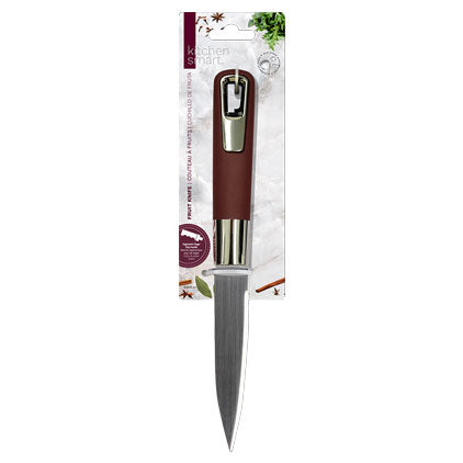 FRUIT KNIFE- AUBERGINE HANDLE 22*2.8CM