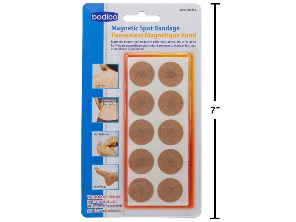 Bodico 10-pc Magnetic Spot Bandage, 1200 gauss, b/c, dia 21mm