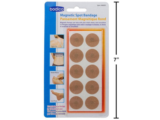 Bodico 10-pc Magnetic Spot Bandage, 1200 gauss, b/c, dia 21mm