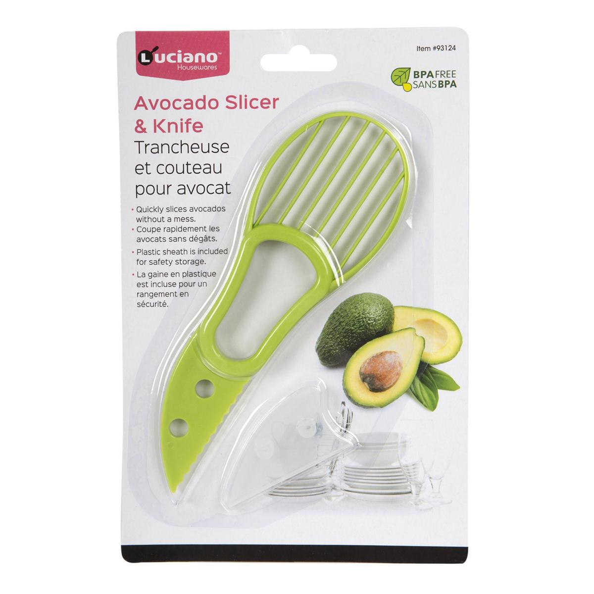 Luciano Avocado Cutter, b/c, 12/clip strip (HZ)