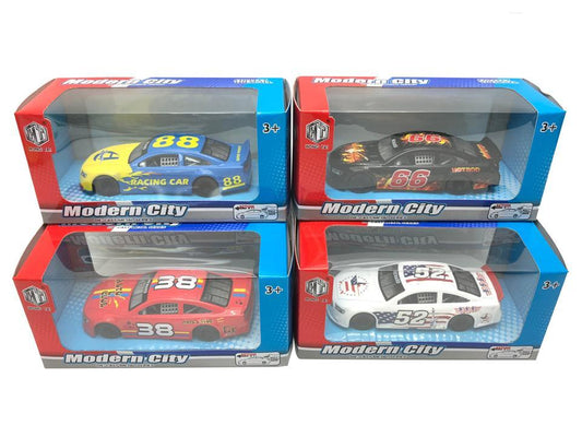 1:43 Modern City, Diecast Sport Car, 4/s, Window box