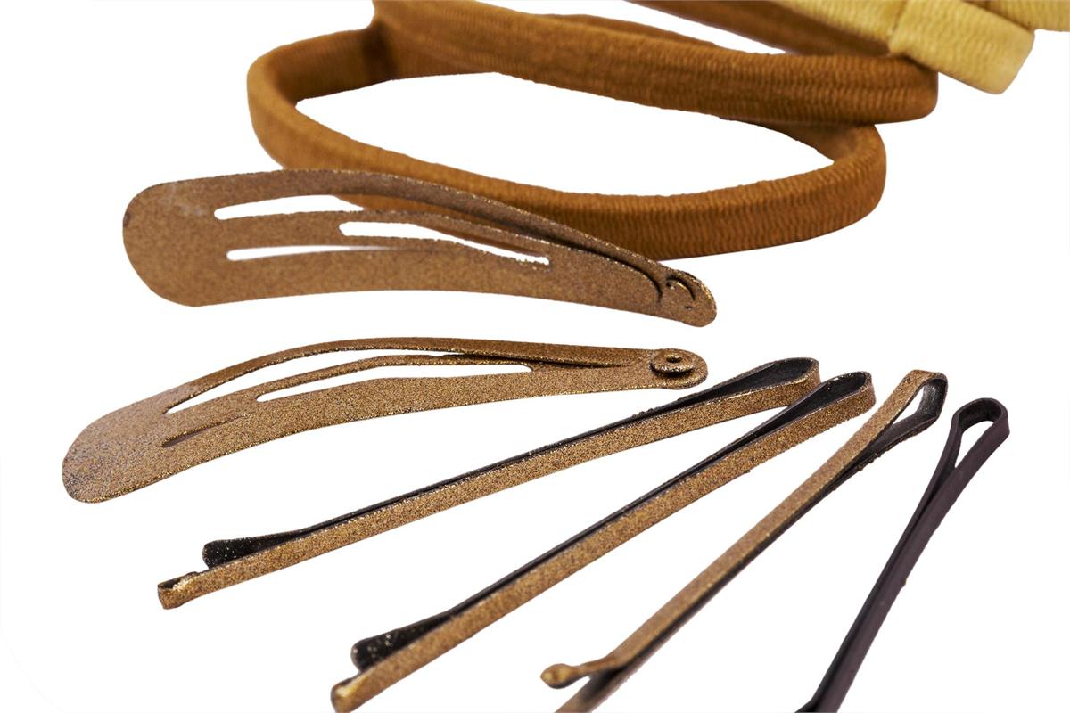 Stylin 18-pc Value Pack 4 Barr., 8 Ph 6 Bob Pins, 2 col., h/c