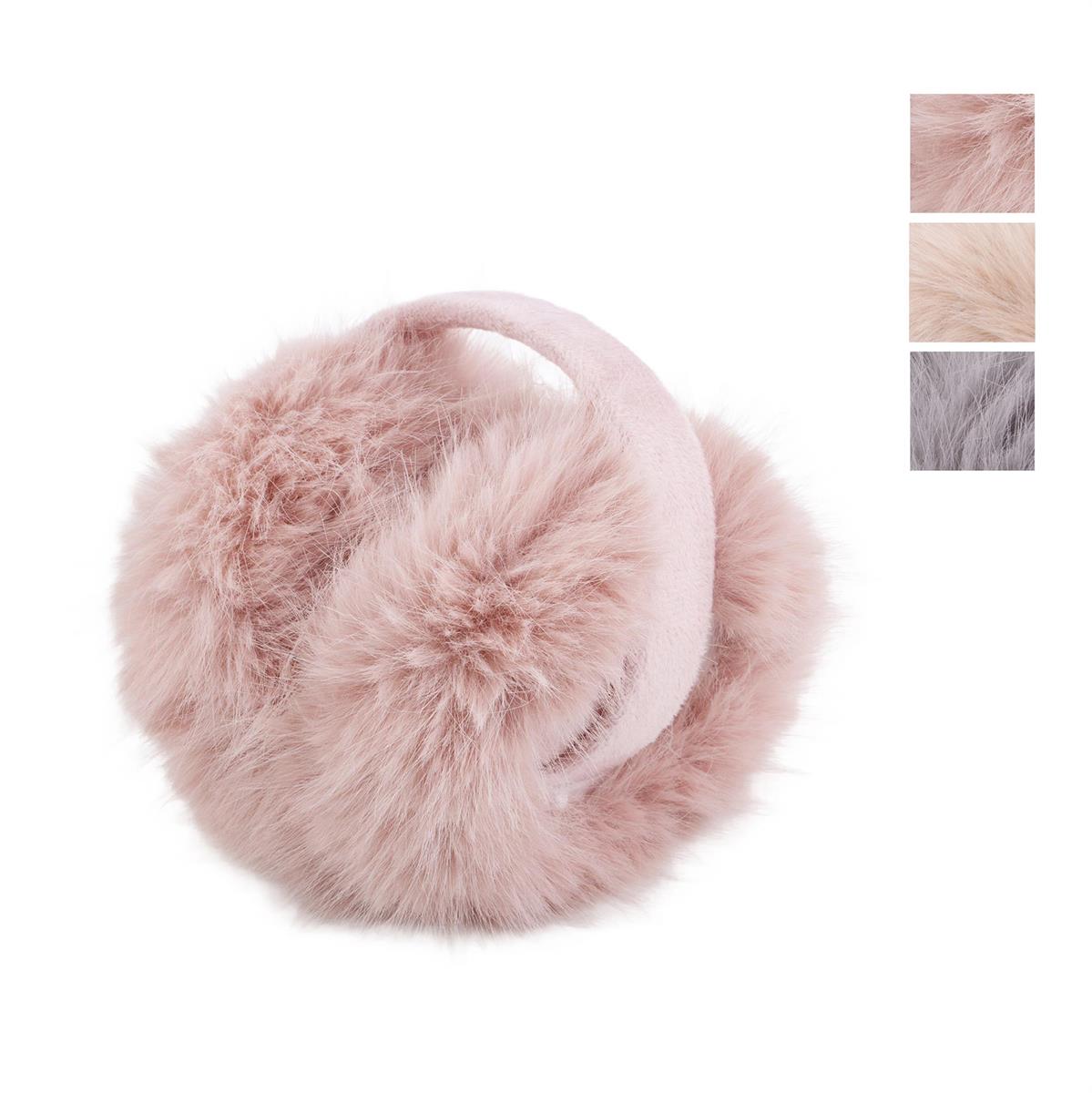 Nordic T. Fur Ear MuffLadies, 3 asst, hc