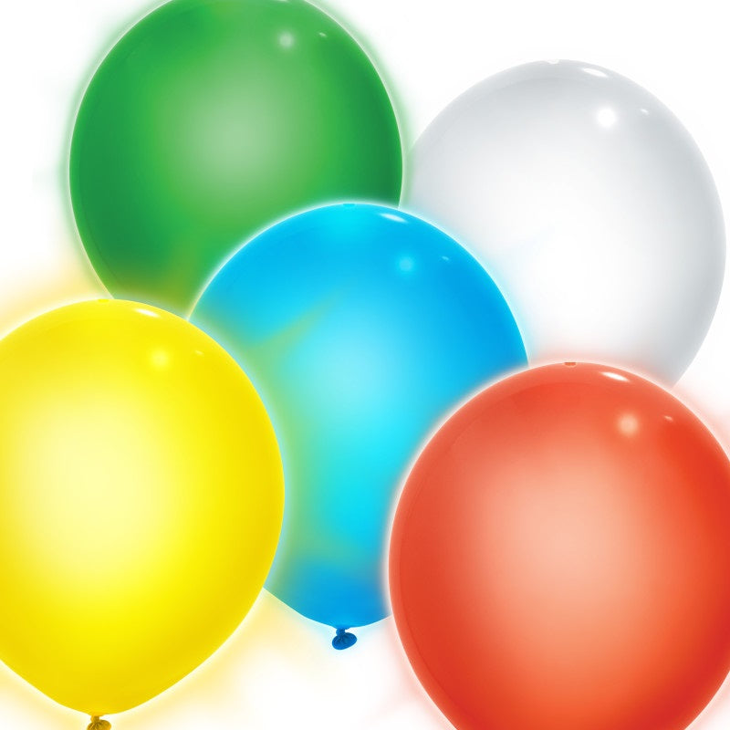 Illooms Assorted Bold Light Up Balloons  5ct