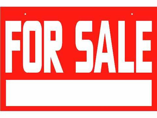 16"x24" Corrugated Sign "For Sale",  2.5mm