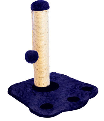 CAT TREE-SCRATCHING POST GREY 12.5x12.5x15.75 in
