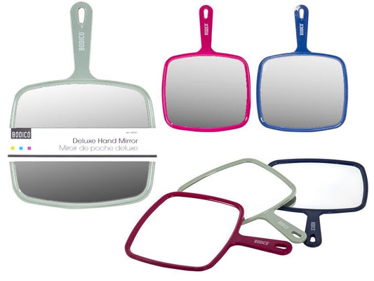 Bodico Grooming Mirror, 3 col.,  w/sleeve card in bubble wrap