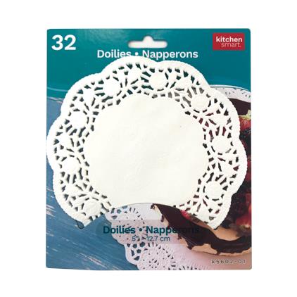 32 DOILIES 5"/12.7 CM