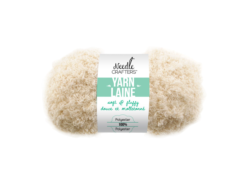 Needlecrafters: 50g Soft'n'Fluffy Yarn B) Cream