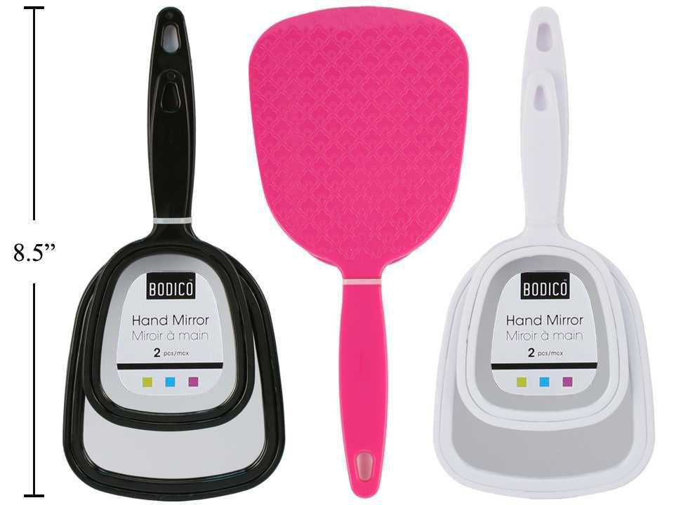 Bodico 2-pc Mirror, 3 col., Tie Wrap, w/Removable sticker(HZ)
