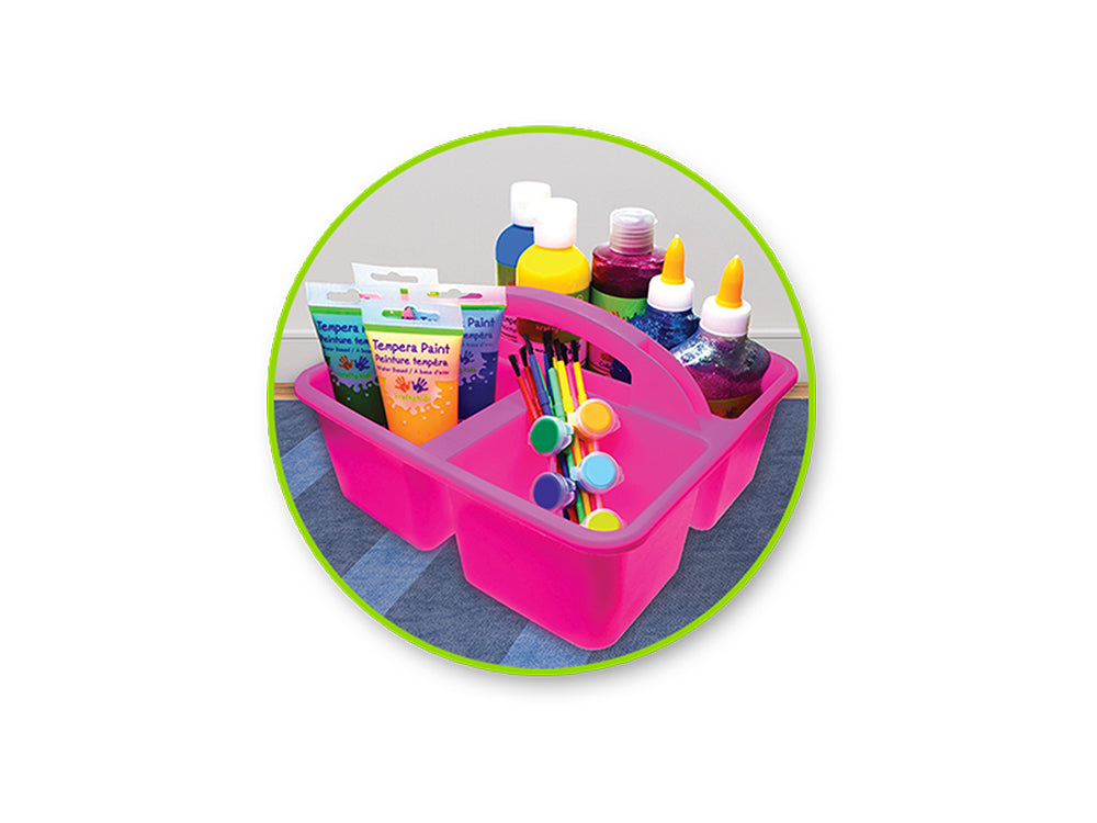 Krafty Kids: Less-Of-A-Mess Creativity Caddy 9.4"x8.5"x4.9" Asst 2-Col