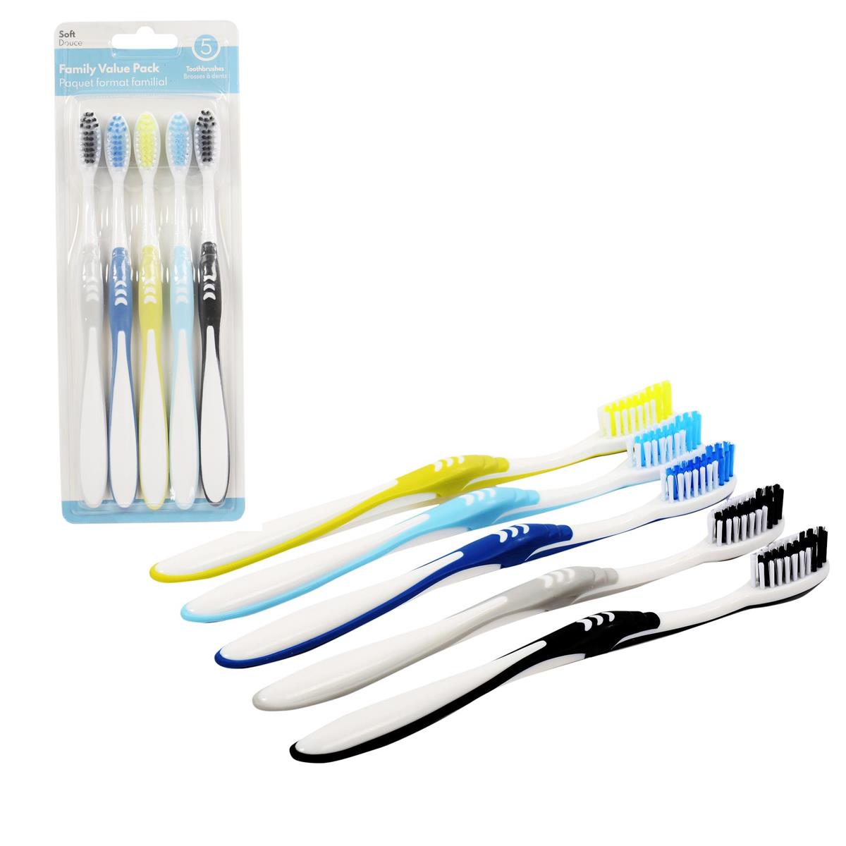 Bodico, 5pk Family Value Toothbrush , blister card