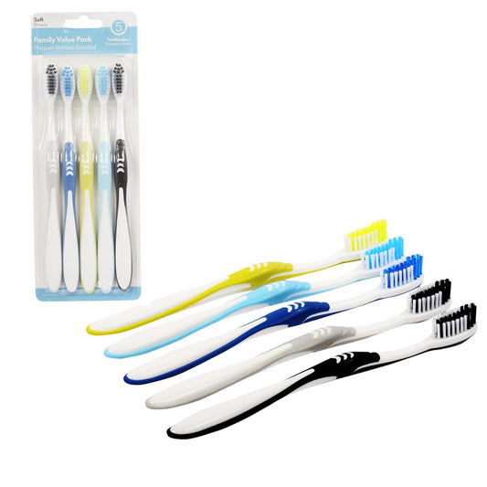 Bodico, 5pk Family Value Toothbrush , blister card